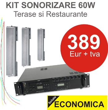 SONORIZARI COMPLETE LA CELE MAI MICI PRETURI