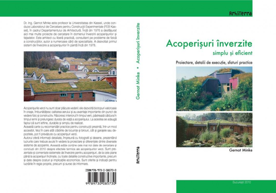 Lansare de carte: Acoperişuri înverzite, simplu şi eficient