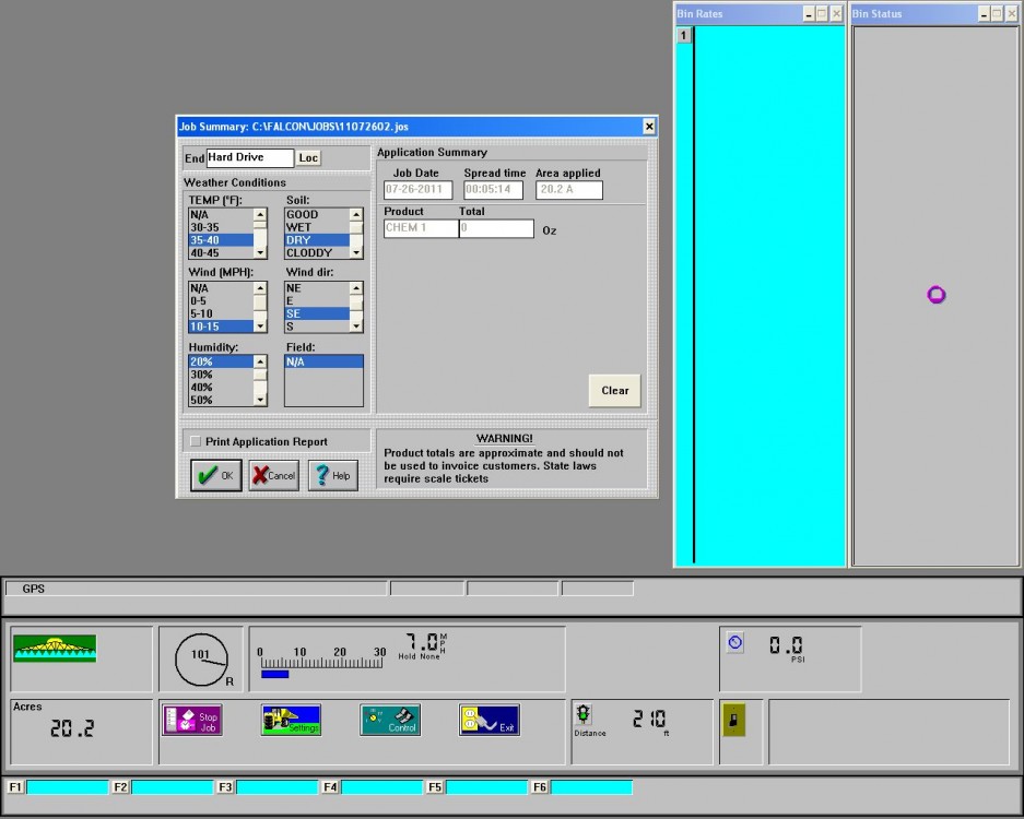AgriculTura HI-TECH: Falcon 1.11.2, program pentru managementul lucrarilor de fertilizare si erbicidare