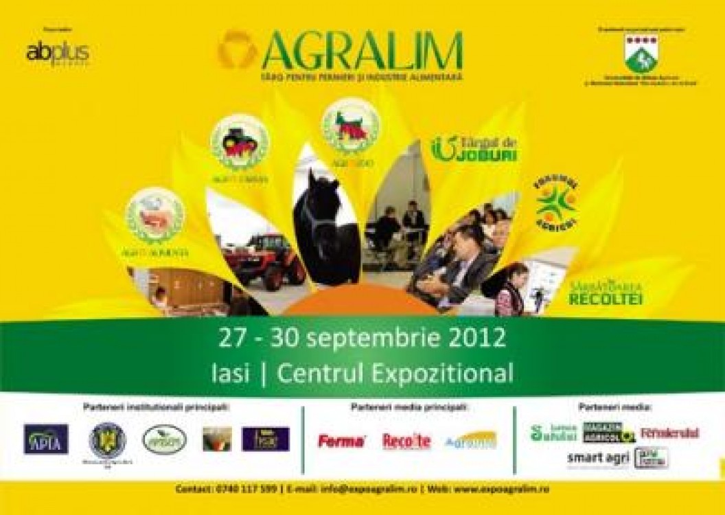Targul Agralim va avea loc la Iasi, in perioada 27-30 septembrie