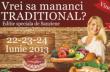 Targul Alimenta Traditional isi deschide portile pe 22 iunie