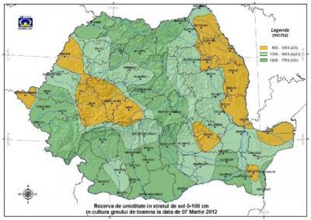 Prognoza agrometeorologica pentru perioada 08-14 martie  2012