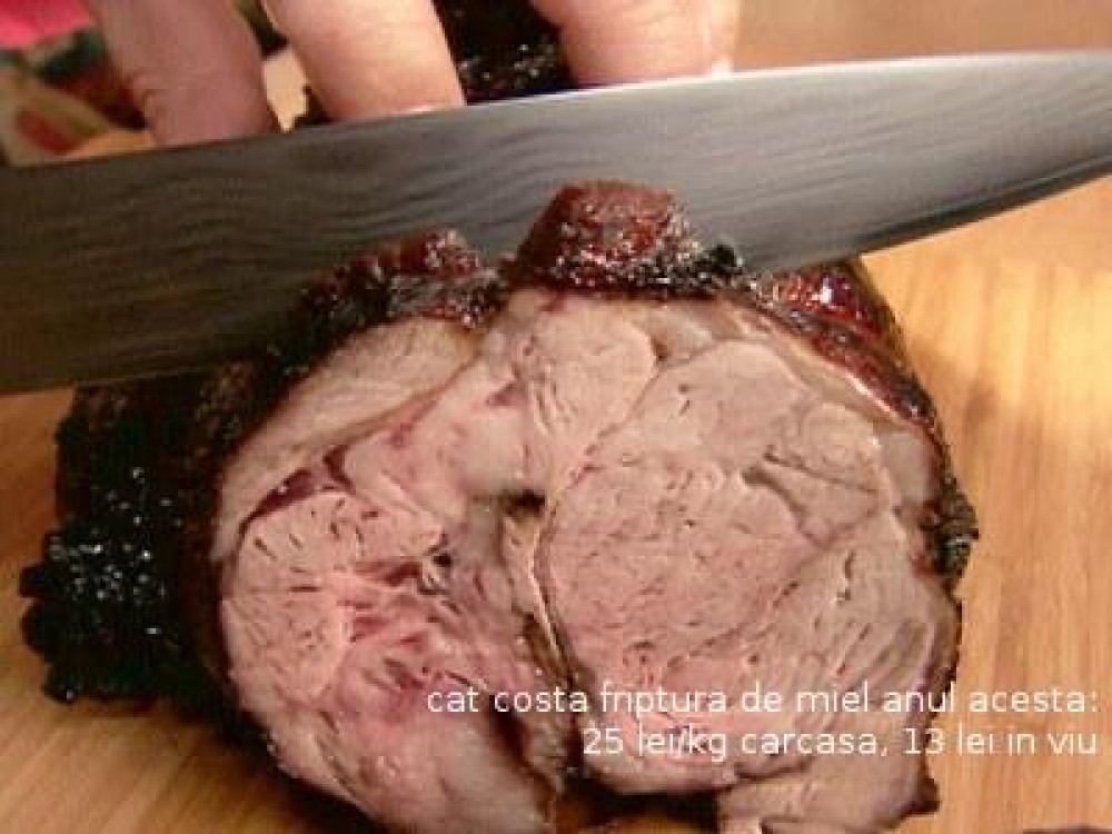 Se apropie Pastele, cat e carnea de miel?