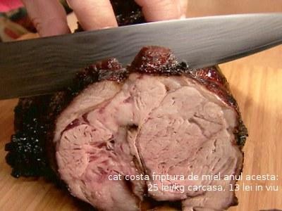 Se apropie Pastele, cat e carnea de miel?