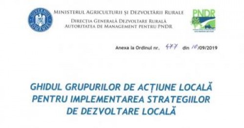 Ghidul GAL-urilor pentru implementarea strategiilor de dezvoltare locala