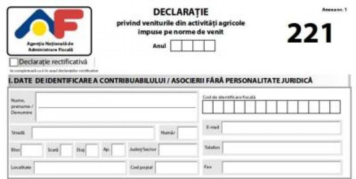 Fermierii pot sa depuna formularul 221 privind veniturile din agricultura pana pe data de 25 iunie