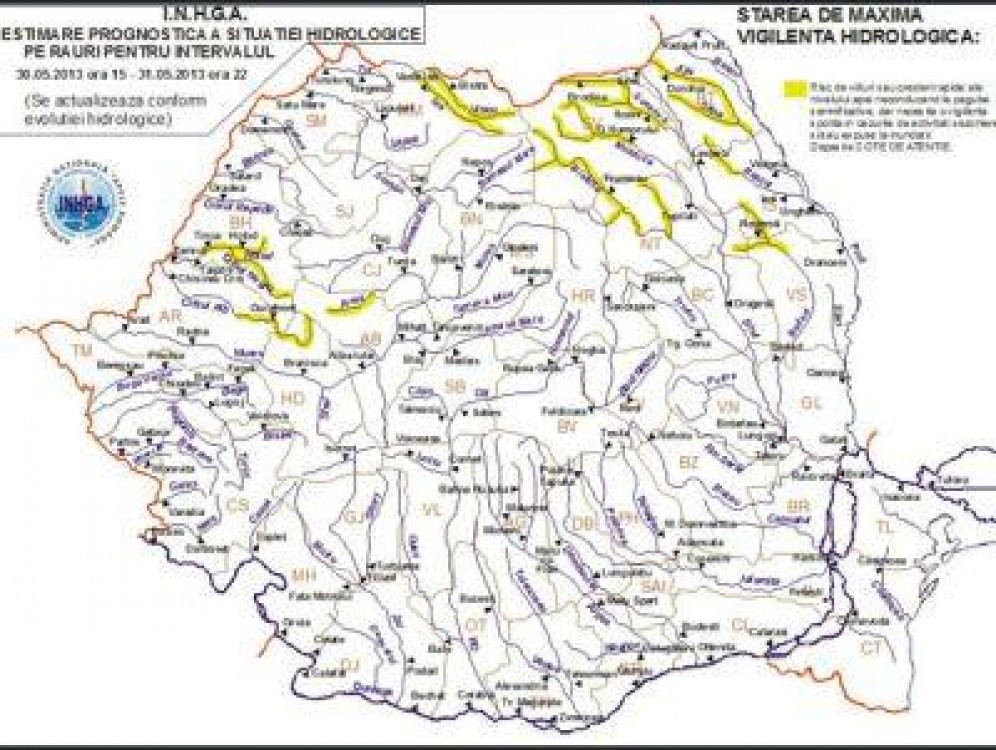 Inundatii, ploi torentiale si seceta pedologica in aceasta saptamana