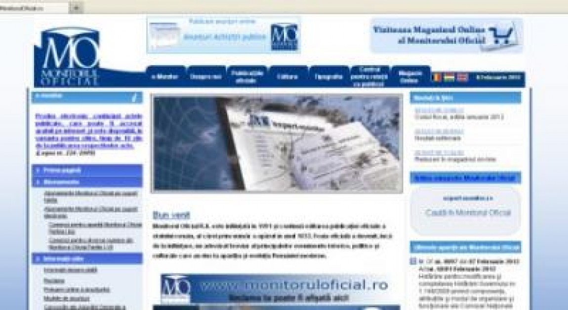 Monitorul Oficial a publicat Ordinul ministrului Agriculturii privind ajutorul de stat pentru finantare in agricultura