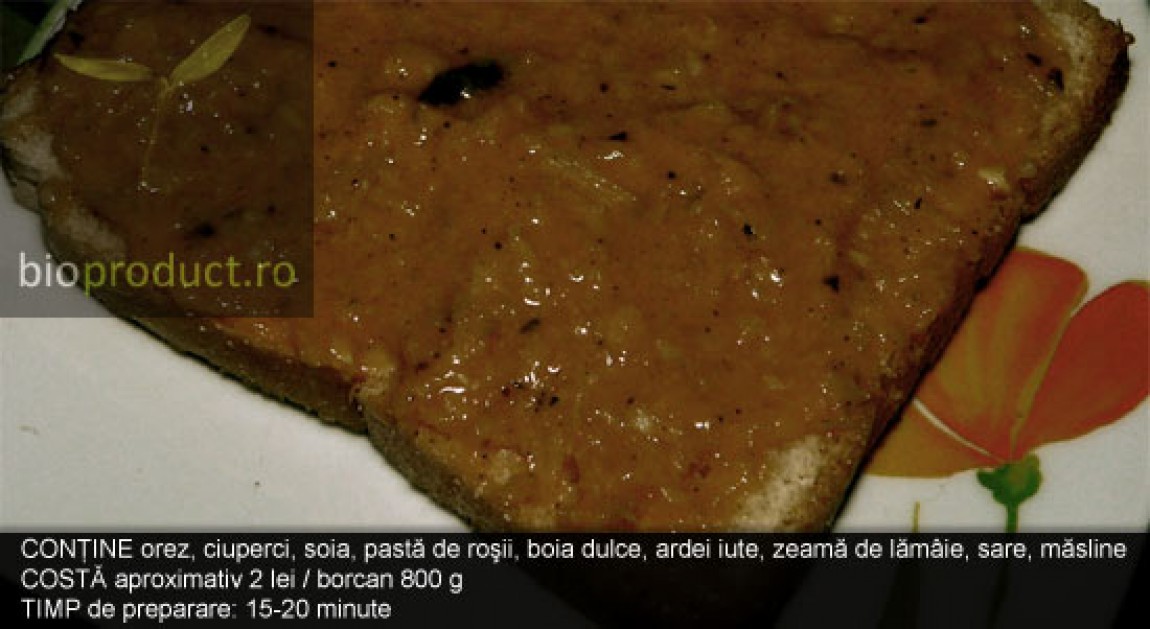 Ţii post? Cum prepari un pateu vegetal la tine acasă