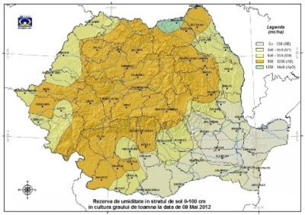Prognoza agrometeorologica pentru 10-16 mai 2012