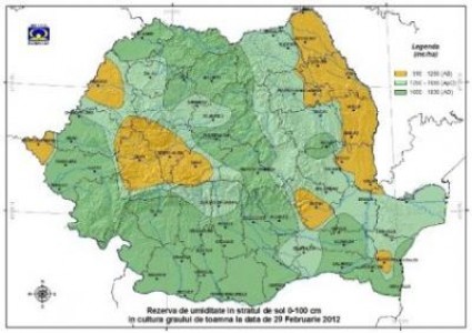 Prognoza agrometeorologica pentru perioada 01-07 martie  2012