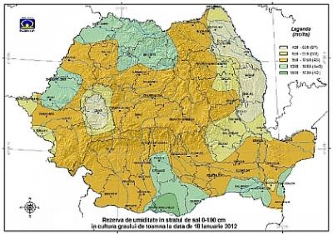 Prognoza agrometeorologică pentru perioada 18-25 ianuarie 2012