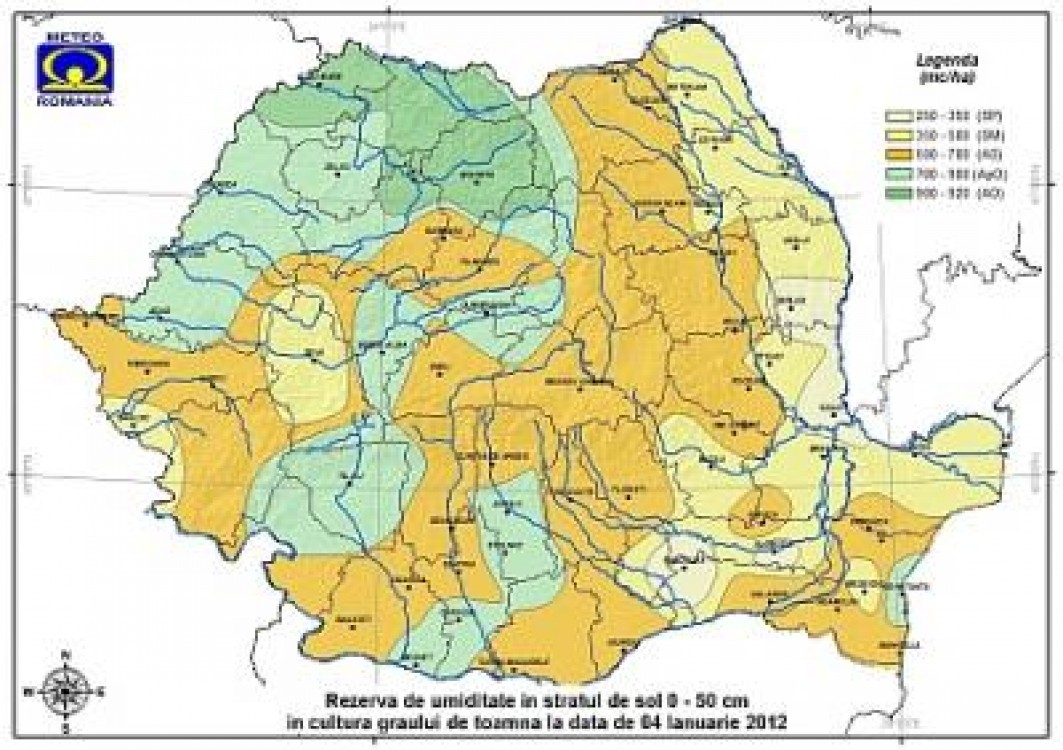Prognoza agrometeorologica pentru perioada 05-11 ianuarie 2012