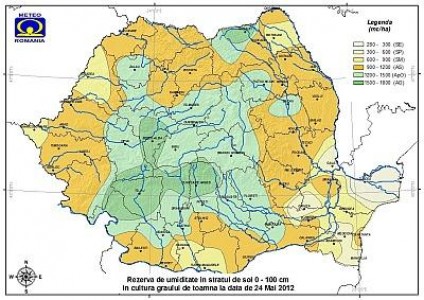 Prognoza agrometeorologica pentru 24-30 mai 2012