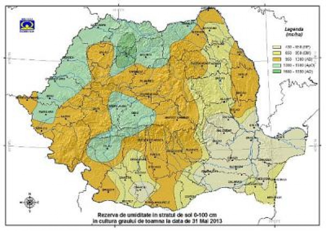 Prognoza agrometeorologica pentru perioada 1-9 iunie 2013