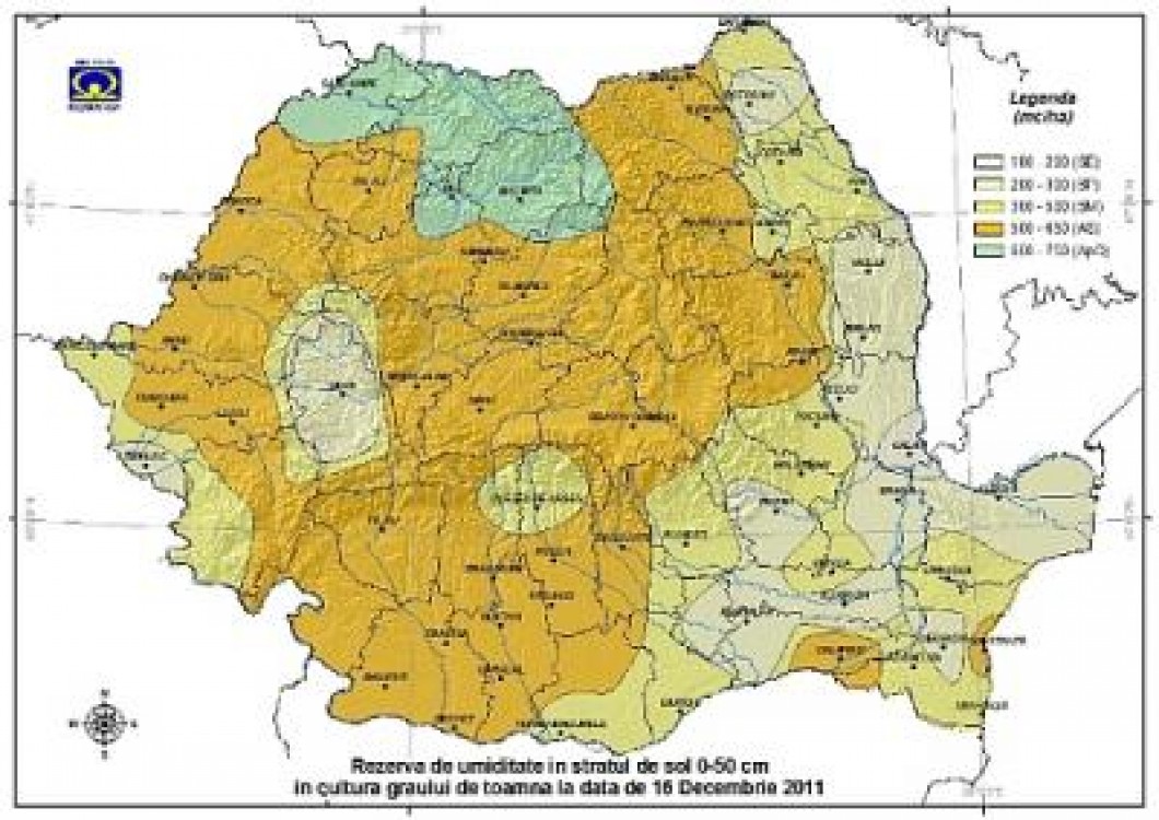 Prognoza agrometeorologica pentru perioada 15-21 decembrie