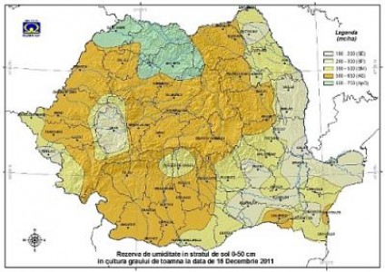 Prognoza agrometeorologica pentru perioada 15-21 decembrie