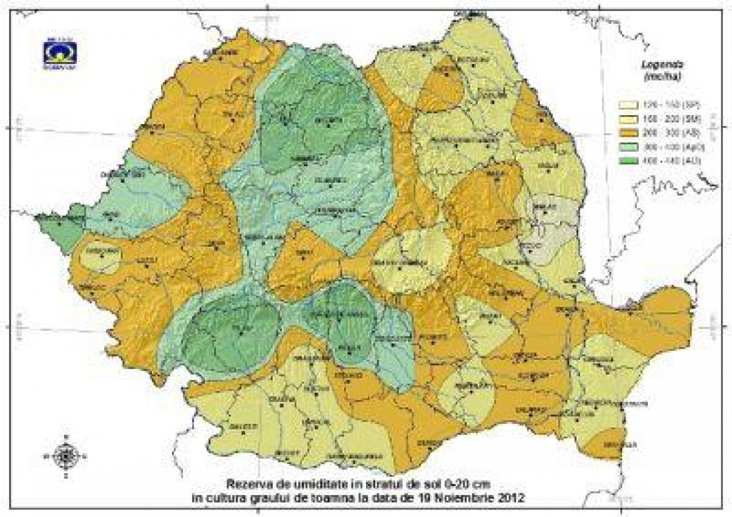 Prognoza vremii pana pe 2 decembrie
