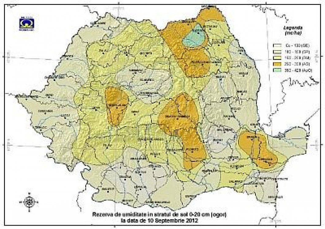 Prognoza agrometeorologica pentru perioada 11-17 septembrie 2012