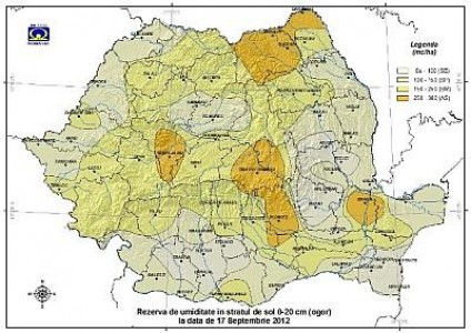 Prognoza agrometeorologica pentru perioada 18-24 septembrie 2012