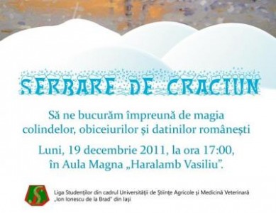 Studentii agronomi din Iasi strang bani pentru copiii aflati in dificultate