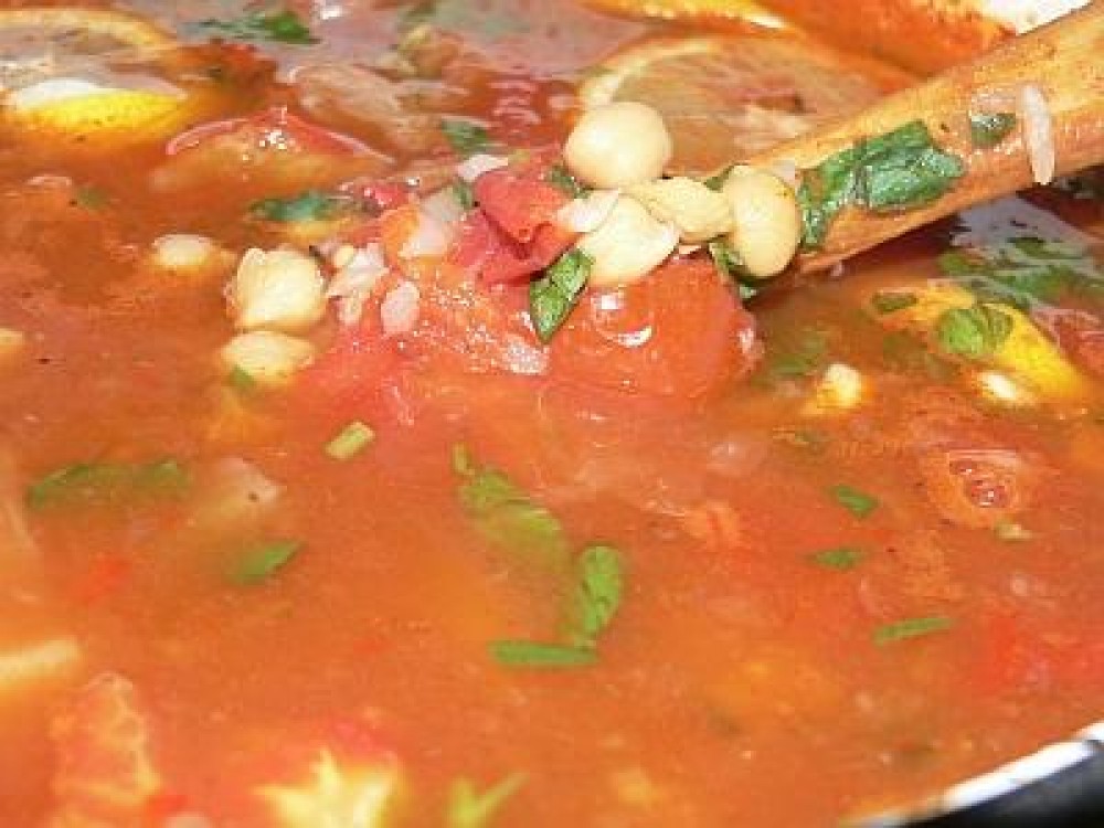 Supa de naut cu rosii